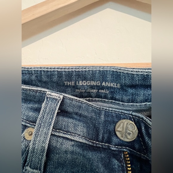 AG Jeans The Legging Ankle Raw Split Hem 27 R - Picture 2 of 5